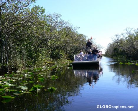 Postcard Airboats and rivers