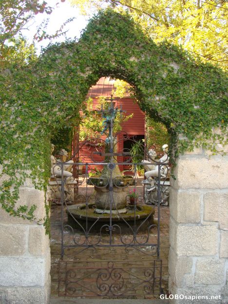 Postcard Courtyard gate