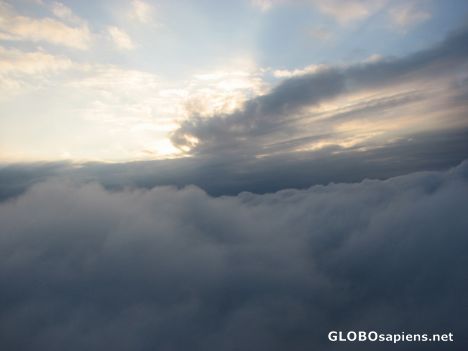 Postcard Cloud Bank over Eastern Florida