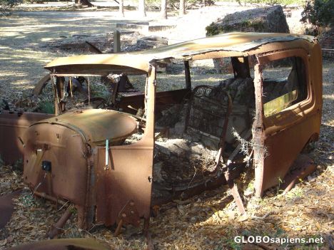 Postcard Rusted in time