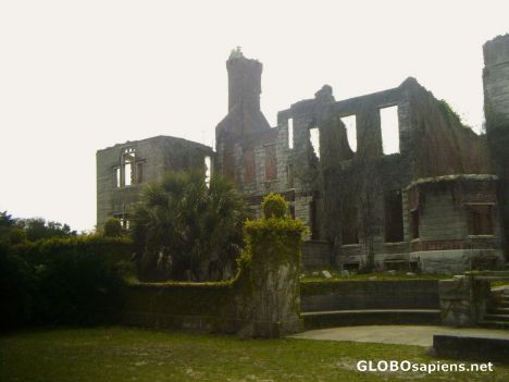 Postcard Ruins of the Carnegie Estate