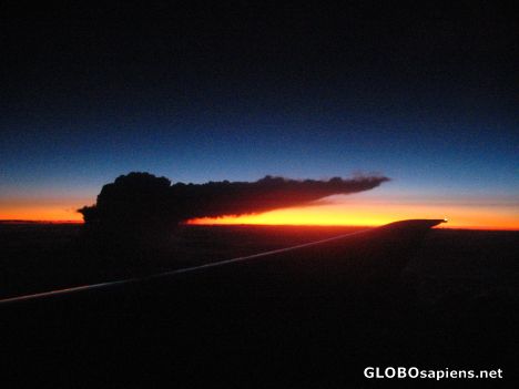 Postcard Flying over Georgia
