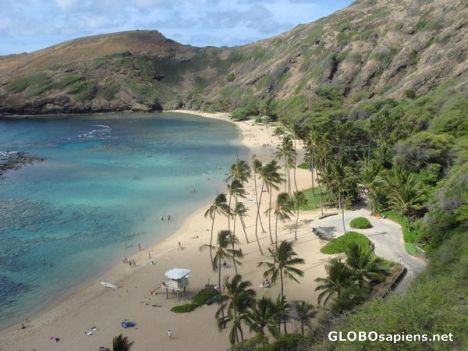 Postcard Hanauma Bay, Hawaii