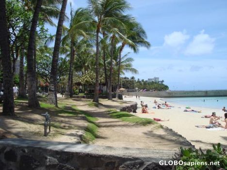 Postcard Waikiki Beach