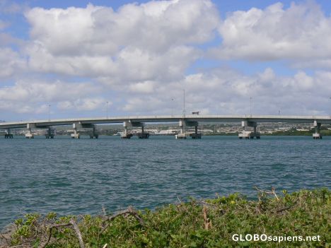 Postcard A bridge