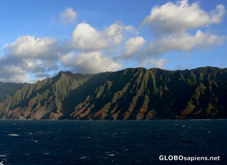 Postcard Na Pali Coastline