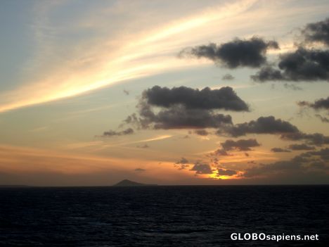 Postcard Aloha sunset