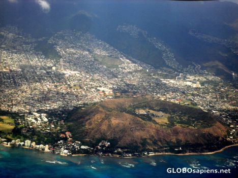 Postcard Diamond Head Crater
