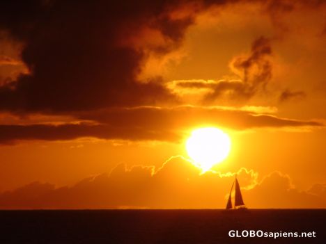 Postcard Maui Sunset