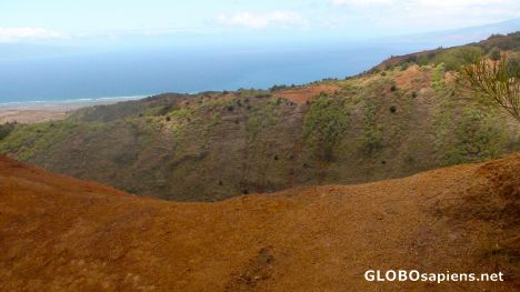 Postcard The View from the Munro Trail (Lanai)