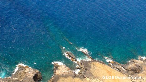 Postcard Azure Blue Waters