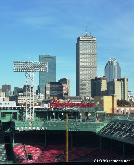 Postcard Fenway Park Stadium