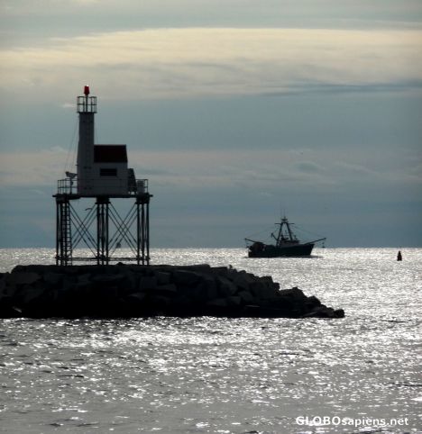 Postcard Little lighthouse