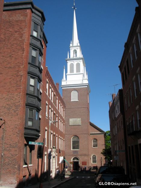 Postcard Old North Church