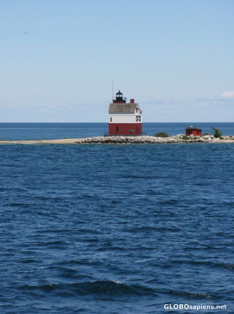 Postcard Mackinac Island's Light House