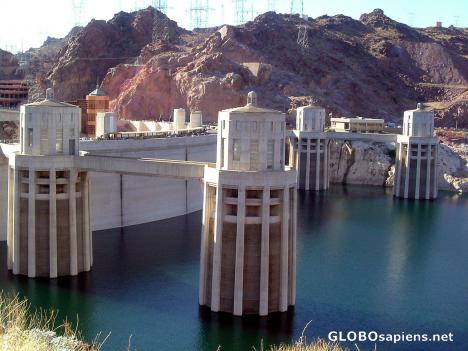 Postcard Hoover Dam