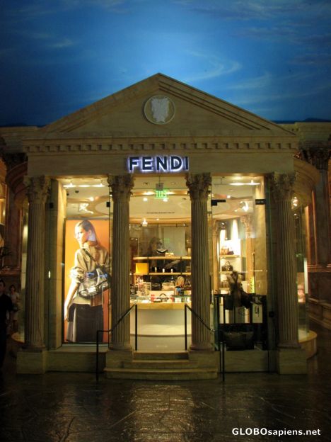 Postcard Fendi in a Temple