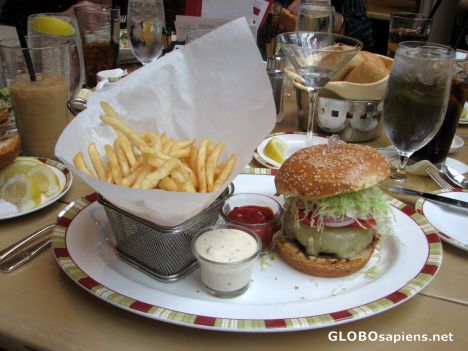 Postcard The Exalted Hamburger