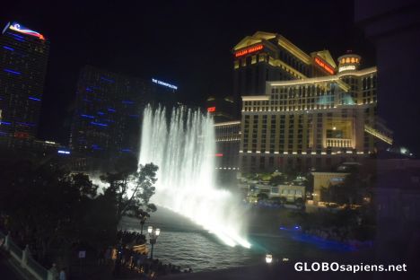Postcard The famous Bellagio Hotel