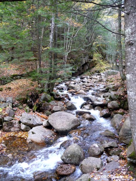 Postcard Hiking the Flume 4