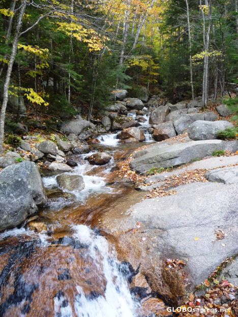 Postcard Hiking the Flume 5