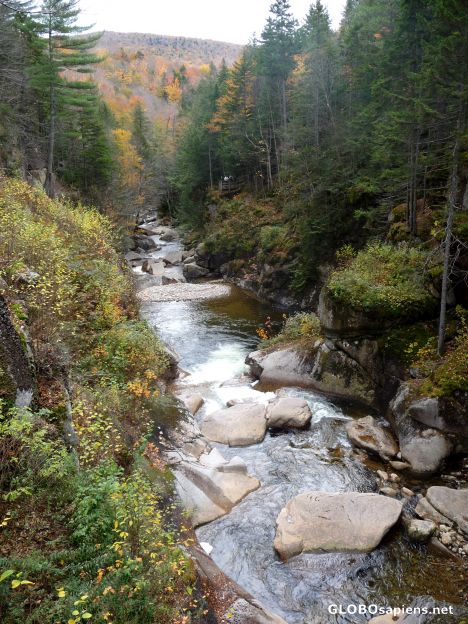 Postcard Hiking the Flume 10