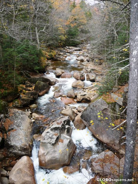 Postcard Hiking the Flume 11