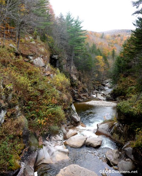 Postcard Hiking the Flume 12