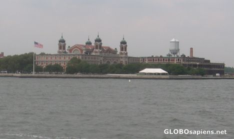Postcard Ellis Island