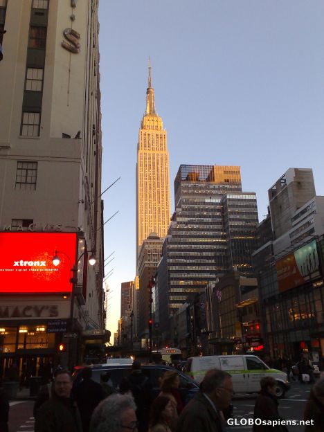 Postcard Empire State Building