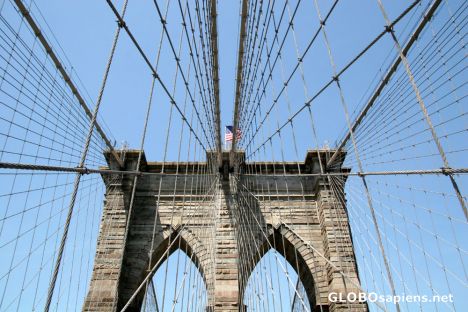 Postcard Brooklyn Bridge