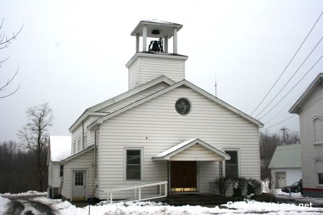Postcard A church