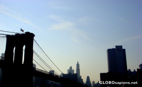 Postcard Brooklyn Bridge [I]