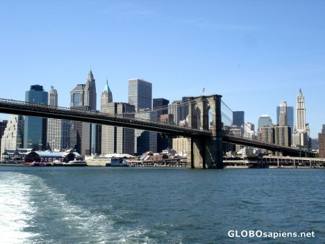 Postcard Brooklyn Bridge