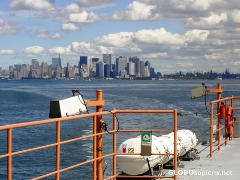 Postcard View to Manhattan