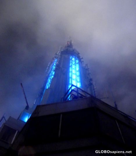 Postcard Top in the fog