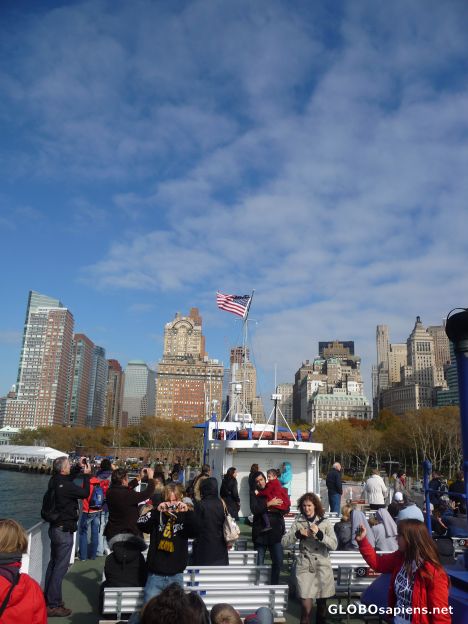 Postcard Heading for Battery Park