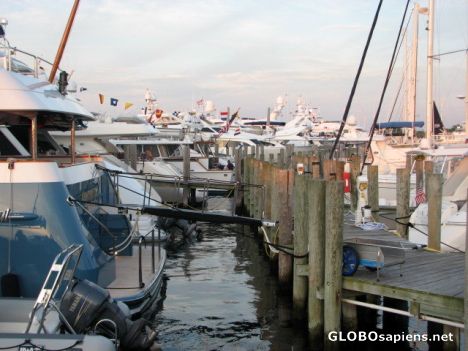 Postcard Sag Harbor Marina