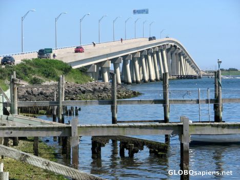 Postcard Ponquogue Bridge