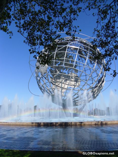 Postcard Flushing Meadows Park