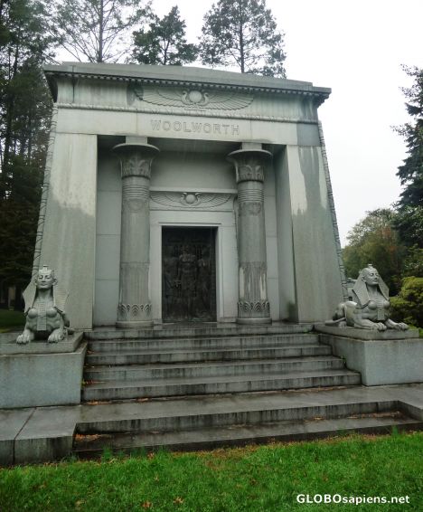 Postcard Woodlawn Cemetery (Bronx)
