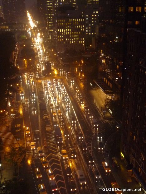 Postcard Traffic on 1st Avenue