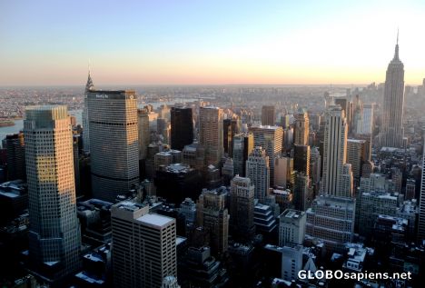 Postcard South-east Manhattan