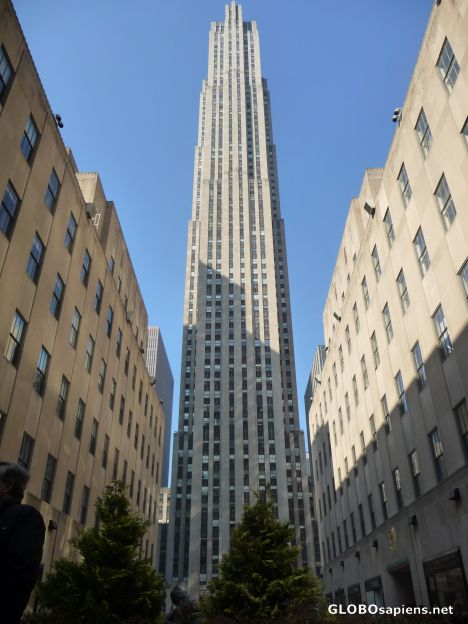 Postcard Rockefeller Center