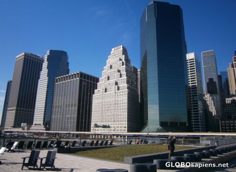 Postcard Manhattan skyline