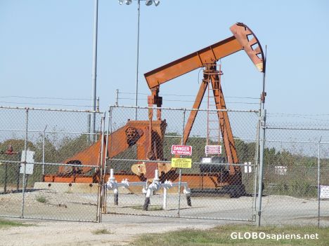 Postcard Nodding donkey oil pump