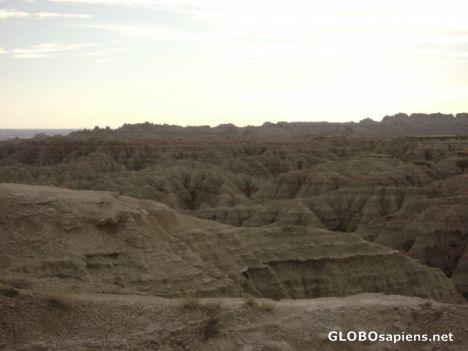 Postcard Badlands
