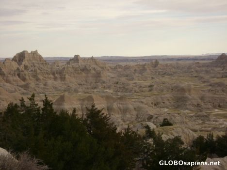Postcard Badlands