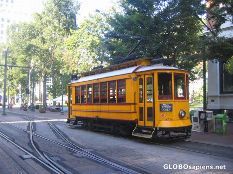 Postcard Main Street Trolley