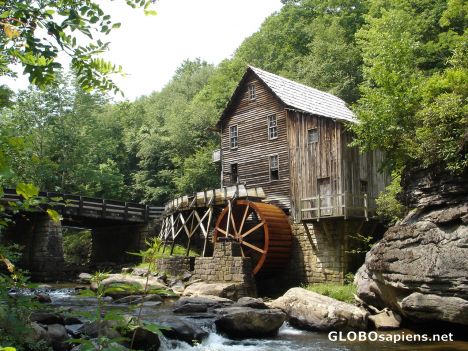 Postcard Old Grist Mill 2